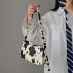 casual cow pattern women shoulder bags designer dot handbags luxury pu leather crossbody messenger bag lady small purses 2020