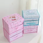 Cartoon Hello Kitty My Melody Cinnamoroll Little Twin Star Cosmetic Box Bag Makeup Case Sundries Storage Case Drawers Organizer