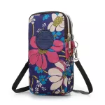 cartoon flower Bolso kiple SPORTS Universal Wallet Bag Iphone7 PlusPortable Case for iPhone 6s mobile phone Shoulder bag holster