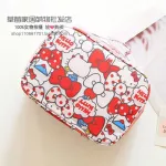 Cartoon Japan Hello Kitty My Melody Cinnamoroll Pompompurin Cosmetic Bags Travel Storage Pouch Wash Bags Girl Makeup Bags