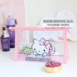 Cartoon Hello Kitty My Melody Cinnamoroll Little twin stars Pvc Cosmetic Bags Storage Toiletry Bag Girls Makeup Bags Wash Bags