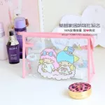 Cartoon Hello Kitty My Melody Cinnamoroll Little Twin Stars PVC Cosmetic Bags Storage Toiletry Bag Girls Makeup Bags Bags