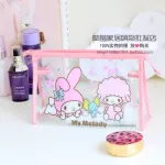 Cartoon Hello Kitty My Melody Cinnamoroll Little twin stars Pvc Cosmetic Bags Storage Toiletry Bag Girls Makeup Bags Wash Bags
