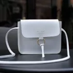 chunchao 2019 Hot Crossbody Bags For Women Casual Mini Candy Color Messenger Bag For Girls Flap Pu Leather white Shoulder Bags