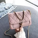Chains Double Flap Bag Women Quilted Shoulder Bag Luxury Lady Crossbody Handbag  Quality White Red Black