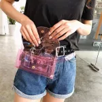 Clear Fashion Beach Belt Fanny Packs Femmer Summer New 2020 PVC Waist Bags Women Ladies Girls Transparent Jelly Chest Handbags
