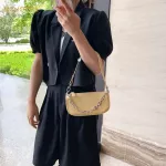 Casual Retro Animal Pattern Women Handbags Totes Ladies Pure Color Chain Shoulder Messenger Underarm Bag Satchel Phone Pouch