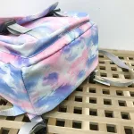 Collorful Women Backpack Graffiti Nylon Female Student Backbag for Teenager Girl Book Bags School Tie Dye Travel Mochila Daypack