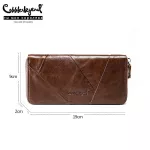 Cobbler Legend 2019 New Retro Women's Wallets For Lady Genuine Leather Zipper Wallet For girls Long Coin Card Purses  For Woman