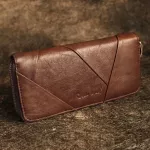 Cobbler Legend 2019 New Retro Women's Wallets For Lady Genuine Leather Zipper Wallet For girls Long Coin Card Purses  For Woman
