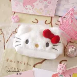 Cartoon Sanrio Hello Kitty My Melody Cinnamoroll Pom PomPurin Cosmetic Bags Storage Toiletry Bag Girls Makeup Bags for Kids Gift