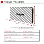 Coloranimal Fashion Women Wallets Zipper Purses The Nightmare Before Christmas Print Luxury Leather Wallet for Ladies Clutch Bag