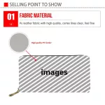 Coloranimal Fashion Women Wallets Zipper Purses The Nightmare Before Christmas Print Luxury Leather Wallet for Ladies Clutch Bag