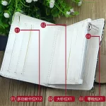 Comic ONE PIECE Short Wallet Detective Conan Coin Purse Attack on Titan Money Bag