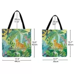 Christmas Gift Fashion Shopping Bag Reusable Ladies Tote Bag Daily Beach Bag Cartoon Painting Cat Printed Beach Bag Casual Tote