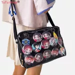 Classic ItaBag shoulder black Women Bags Japanese Transparent One sided Canvas Soft Girls Lovely Little Fresh clear ita Bag H215
