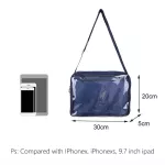 Classic ItaBag shoulder black Women Bags Japanese Transparent One sided Canvas Soft Girls Lovely Little Fresh clear ita Bag H215