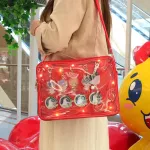 Classic ItaBag shoulder black Women Bags Japanese Transparent One sided Canvas Soft Girls Lovely Little Fresh clear ita Bag H215