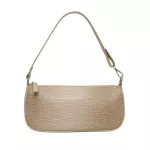 Crocodile Baguette Shape Bag Women Fashion Classic Wild Handbag Casual Shoulder Bag High Quality Leather Underarm Package Purses