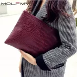 Crocodile Pattern Women Day Clutch Bag Pu Leather Women Clutches Ladies Hand Bags Envelope Bag Luxury Party Party Every Bolsa