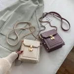 Crocodile pattern Square Crossbody bag 2020 New High quality Leather Women's Designer Handbag Lock Chain Shoulder Messenger Bag