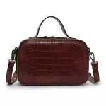 Crocodile Leather Crossbody Bag For Women Soft Leather Bag Women 2019 Korean Style Vintage Ladies Luxury Handbags Sac Main Femme