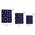 Cute Rice Ball Canvas Drawstring Cosmetic Bag Travel Make Up Case Organizer Storage Makeup Pouch Toiletry Beauty Wash Kit Box