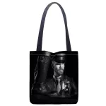 Custom Tom of Finland Paint Printing Shoulder Bag Canvas Tote Bag Shopping Travel Book Handbag Custom Logo