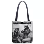 Custom Tom of Finland Paint Printing Shoulder Bag Canvas Tote Bag Shopping Travel Book Handbag Custom Logo