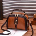 Women's Handbag Luxury Stone Pattern Designer Oulder Mesger Bag Ladies Pu Leather Ell Bag Se Bolsas Finina