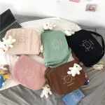 Orean Prey Style Cute Girl Inced Oulder Bag Japanese Corduroy Student Soag Waterproof Haruu Bag Able Girl