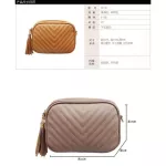 Women's New Pu Leather Cr Ca Chain Bag Brdered Crossbody Bag Tassel Oulder Bag Women