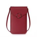 Homari Touch Screen Women WMEN WLETS MOBILE PHONE SE Smartphone Leather MINI WLET BAG OULDER STRAP Waterproof Touch Bag