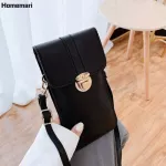 Homari Touch Screen Women Wlets Mobile Phone Se Smartphone Leather Mini Wlet Bag Oulder Strap Waterproof Touch Bag