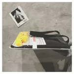 Canvas Bag Women's Oulder Bag Fe New Big Pge Ins Ultra Fire Sml Yellow Duc Chic Transparent Bag