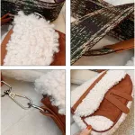 Luxury Designer Saddle Bag For Women Crossbody Lamb Hair Oulder Bag Handbags And Ses Sml Fe Mesger Bags