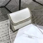 Ladies Flap Bag Stone Pattern Sml Square Bag Oulder Bag L-Match Handbag Hasp Single Oulder Bags Sudertas