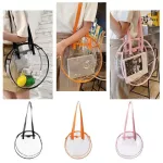Designer MMER BEACH ROUND CLEAR WATERPROOF Transparent Women Handbag Tote Large NG BAG