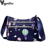 Casual Shoulder Bags for Women Oxford Cloth Mother Messenger Bag Ladies Sling Bags Handbags Outdoor Crossbody Multi-pocket Purse