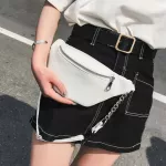 Casual Chain Lychee Leather Fanny Pack Waist Bag Casual Waterproof Antitheft Women Walking Shopping Band belt Multi-function Bag