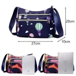 Casual Shoulder Bags for Women Oxford Cloth Mother Messenger Bag Ladies Sling Bags Handbags Outdoor Crossbody Multi-pocket Purse