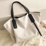 Casual Tote Bags For Women Canvas Handbag Large Capacity Shoulder Bag Simple Women Big Bag Female Purses And Handbags Bolso