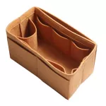 Customizable Felt Tote Organizer Bag w/Milk Water Bottle HolderNeverfull MM GM PM Speedy 30 25 35 40 Purse organizer Insert Bag