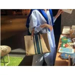 Large Capacity Bag Ladies Portable BriefCase Woman Business Oulder Bag Canvas Big Bag Handbag