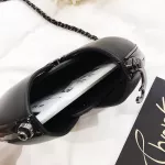 Women's Bag Personity Loc Pu Leather Bag Round Chain Diagon Oulder Bag Mesger Bag