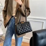 Women Pu Leather Handbags Hi Quity Ladies Chain Oulder Bag Fe Crossbody Bags For Women Ca Mesger Bags