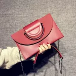 Vintage Leather Sml Flap Bag Woman Chain Oulder Bag Clutches Luxury Pu Leather Handbag Women Mesger Bags