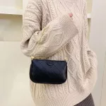 Wild Mesger Oulder Bags Fe Letter Flap Plaid Chains Zier Women's Handbags Ca Crossbody Bags Ladies Totes