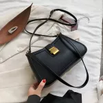 Quity Pu Leather Bags For Women Chain Design Oulder Mesger Crossbody Handbags Fe Travel Bag