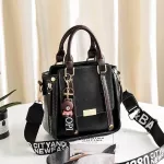 Duo Pu Leather Lady Handbags Women Vintage Oulder Bags Crossbody Bag Ca Large Capacity Handbags Bolsa Finina